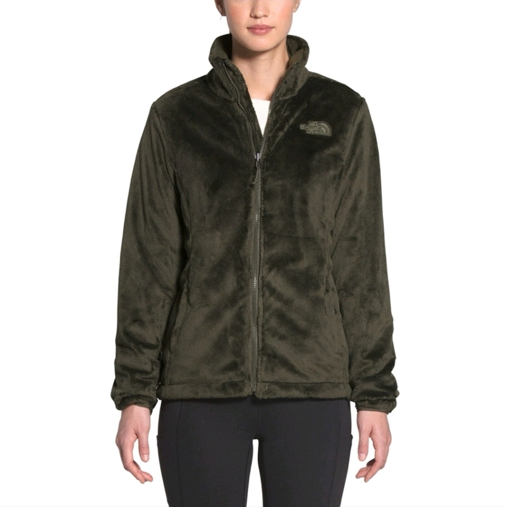 The North Face Women's Dark Green Teddy Jacket Size Medium